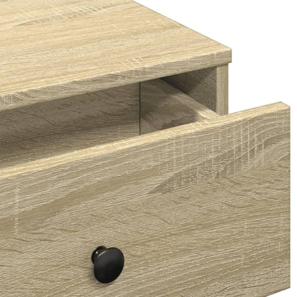 vidaXL sofabord 60x45x31 cm konstrueret træ sonoma-eg