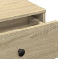 Miniatyrbillede 9 af 11: vidaXL sofabord 60x45x31 cm konstrueret træ sonoma-eg