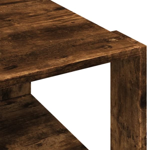 vidaXL sofabord 51,5x51,5x30 cm konstrueret træ røget egetræsfarve
