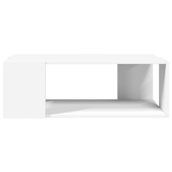 vidaXL sofabord 89,5x48x30 cm konstrueret træ hvid