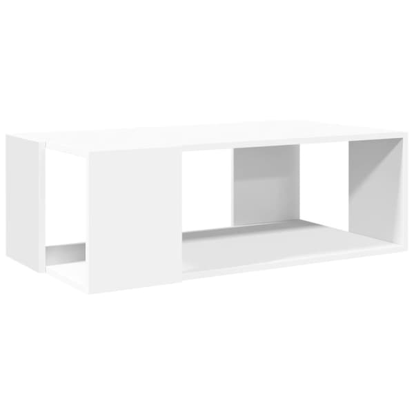 vidaXL sofabord 89,5x48x30 cm konstrueret træ hvid