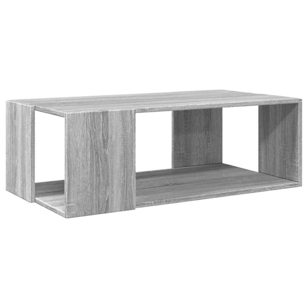 vidaXL Salongbord grå sonoma 89,5x48x30 cm konstruert tre