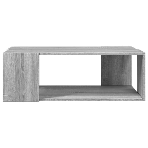 vidaXL Salongbord grå sonoma 89,5x48x30 cm konstruert tre