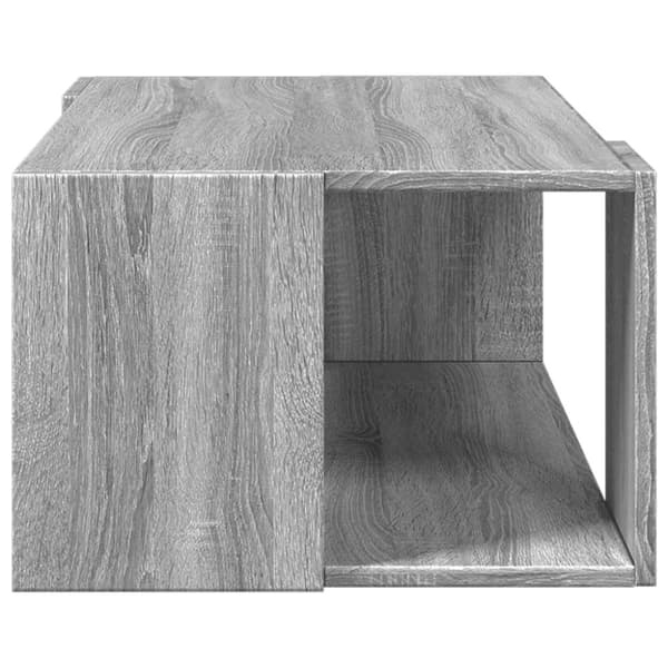 vidaXL Salongbord grå sonoma 89,5x48x30 cm konstruert tre