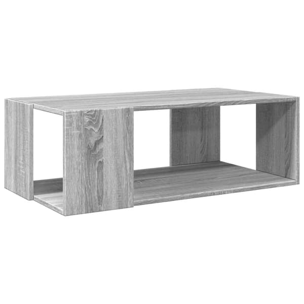 vidaXL Salongbord grå sonoma 89,5x48x30 cm konstruert tre