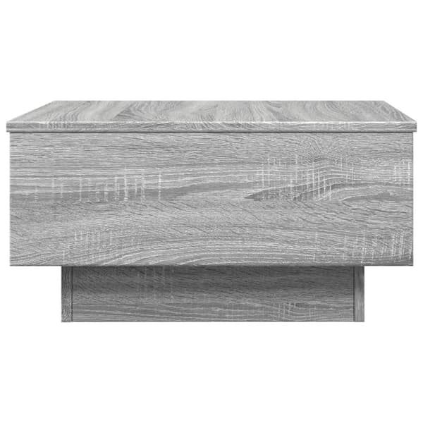 vidaXL Soffbord grå sonoma 60x45x31 cm konstruerat trä