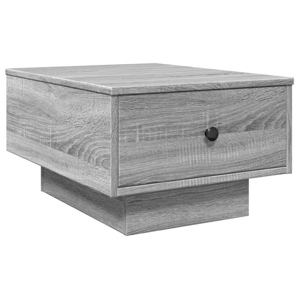 vidaXL Soffbord grå sonoma 60x45x31 cm konstruerat trä