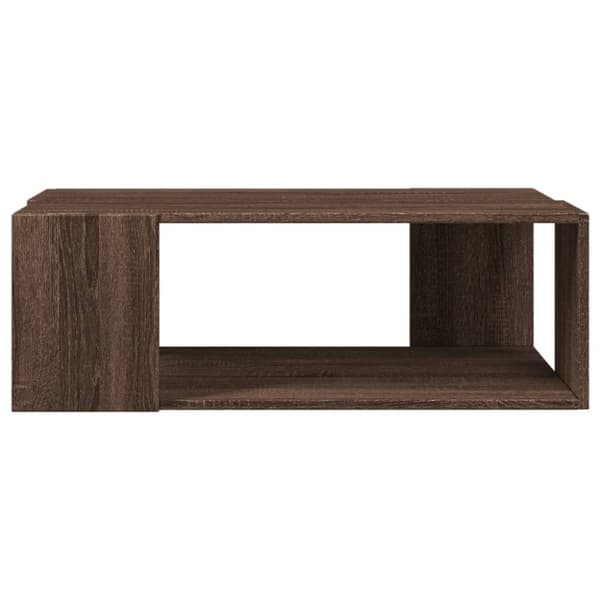 vidaXL Soffbord brun ek 89,5x48x30 cm konstruerat trä