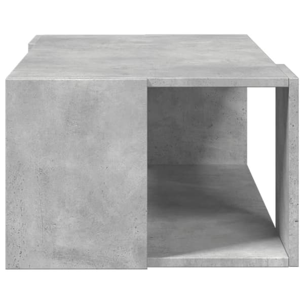 vidaXL Salongbord betonggrå 89,5x48x30 cm konstruert tre
