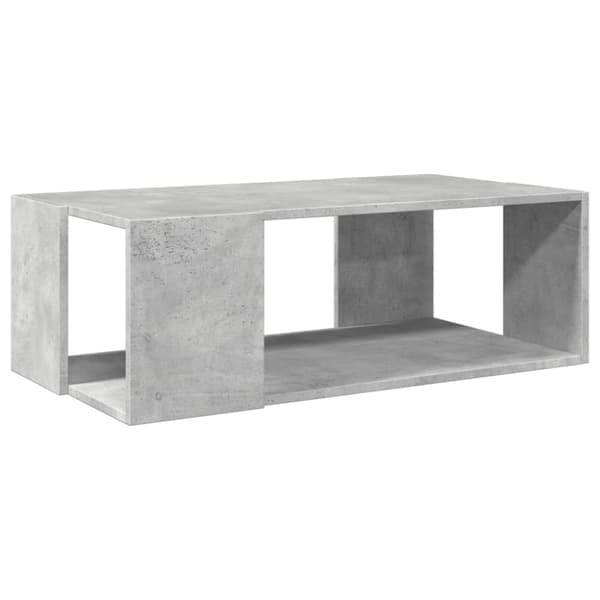 vidaXL Salongbord betonggrå 89,5x48x30 cm konstruert tre