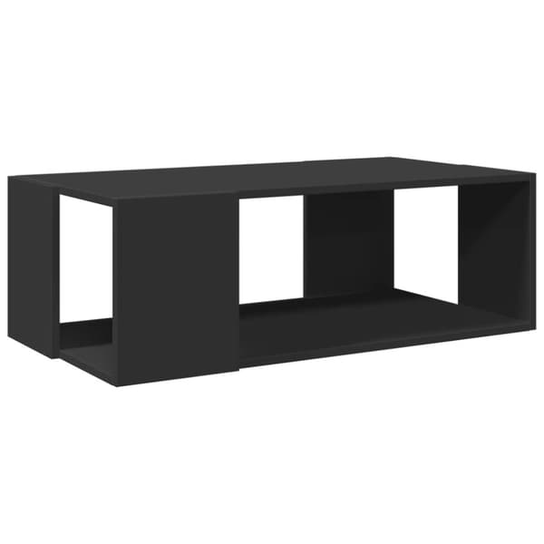 vidaXL Salongbord svart 89,5x48x30 cm konstruert tre