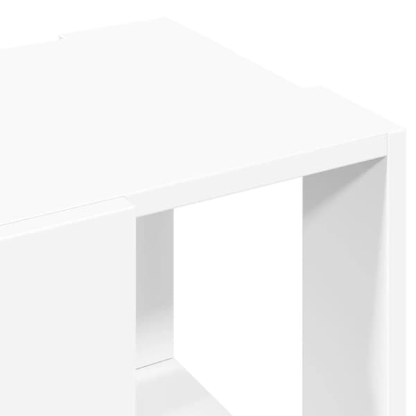 vidaXL Soffbord vit 32x32x30 cm konstruerat trä