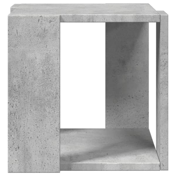 vidaXL Salongbord betonggrå 32x32x30 cm konstruert tre