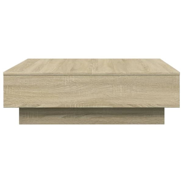 vidaXL Sohvapöytä Sonoma-tammi 90x90x28 cm lastulevy