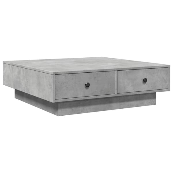 vidaXL sofabord 90x90x28 cm spånplade betongrå