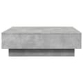 Miniatyrbillede 6 af 11: vidaXL sofabord 90x90x28 cm spånplade betongrå