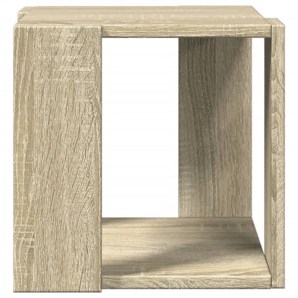 vidaXL sofabord 32x32x30 cm konstrueret træ sonoma-eg