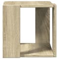Miniatyrbillede 6 af 10: vidaXL sofabord 32x32x30 cm konstrueret træ sonoma-eg