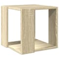 Miniatyrbillede 7 af 10: vidaXL sofabord 32x32x30 cm konstrueret træ sonoma-eg