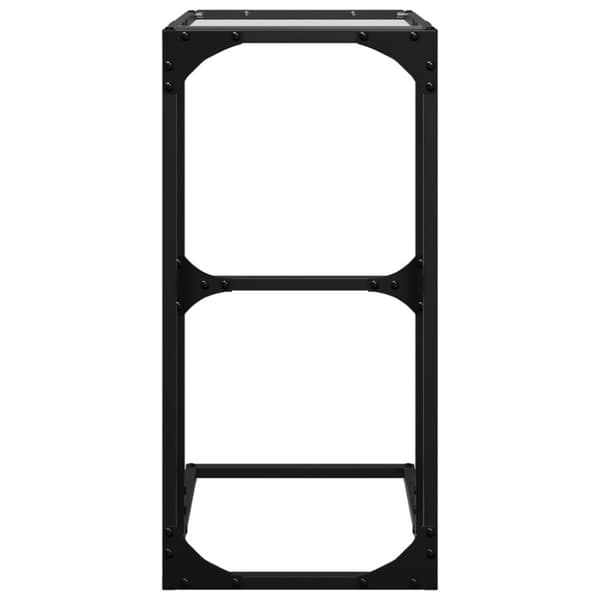 vidaXL Sidobord med transparent glasskiva 40x30x61,5 cm stål