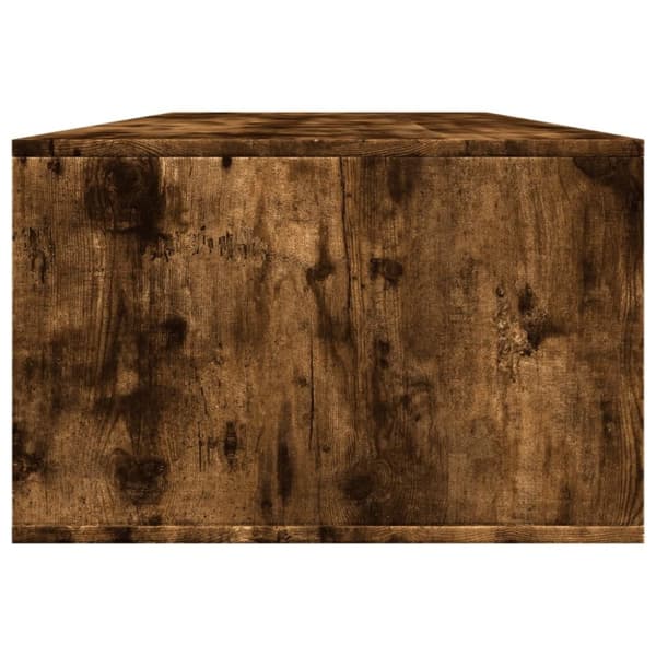 vidaXL Salongbord røkt eik 102x55x35 cm konstruert tre