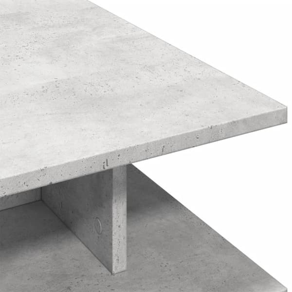 vidaXL sofabord 102x55x35 cm konstrueret træ betongrå