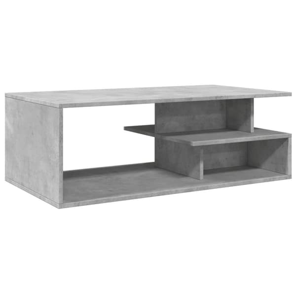 vidaXL sofabord 102x55x35 cm konstrueret træ betongrå