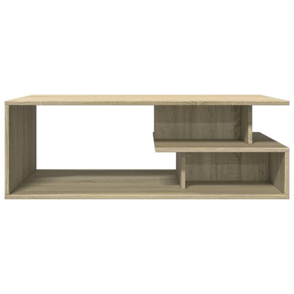 vidaXL Soffbord sonoma-ek 102x55x35 cm konstruerat trä