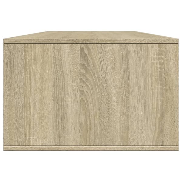 vidaXL Soffbord sonoma-ek 102x55x35 cm konstruerat trä