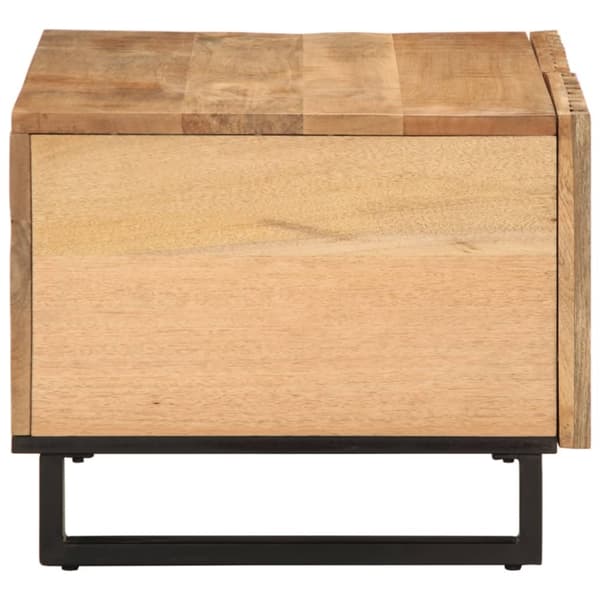 vidaXL sofabord 80x51x40 cm massivt ru mangotræ