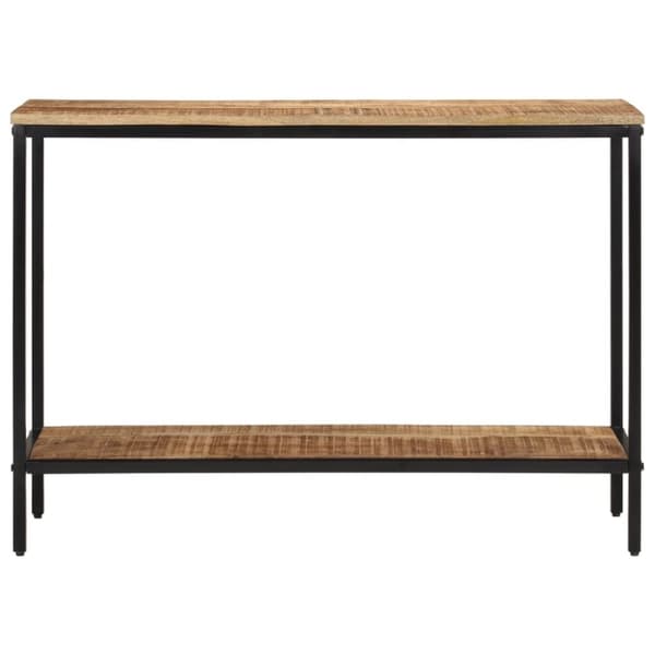 vidaXL Konsolipöytä 100x35x70 cm täysi karkea mangopuu