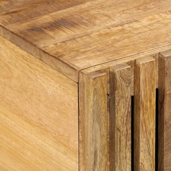 vidaXL sofabord 80x51x40 cm massivt ru mangotræ
