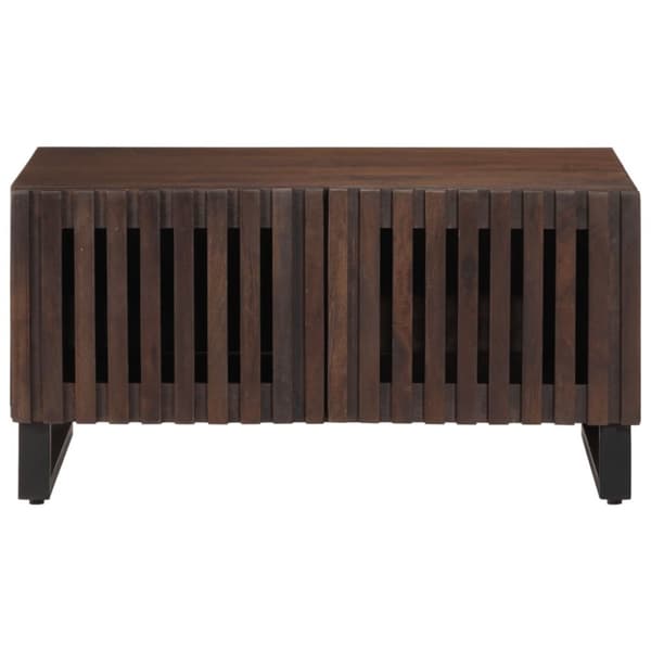 vidaXL sofabord 80x51x40 cm massivt mangotræ brun