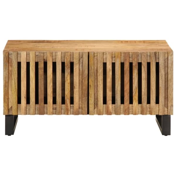 vidaXL Salongbord 80x51x40 cm grovt heltre mangotre