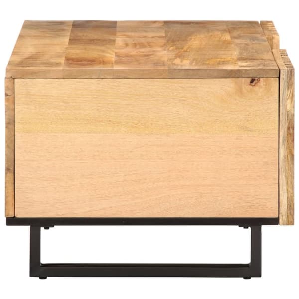 vidaXL Salongbord 100x55x40 cm grovt heltre mangotre