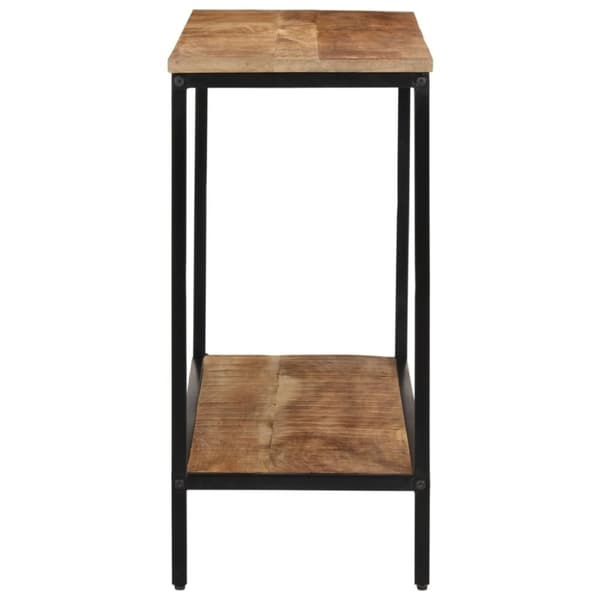 vidaXL Konsollbord 100x35x70 cm grovt heltre mangotre