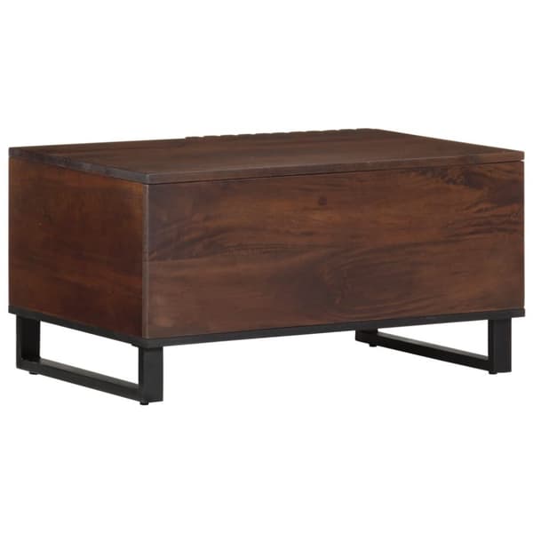 vidaXL Salongbord brun 80x51x40 cm heltre mango