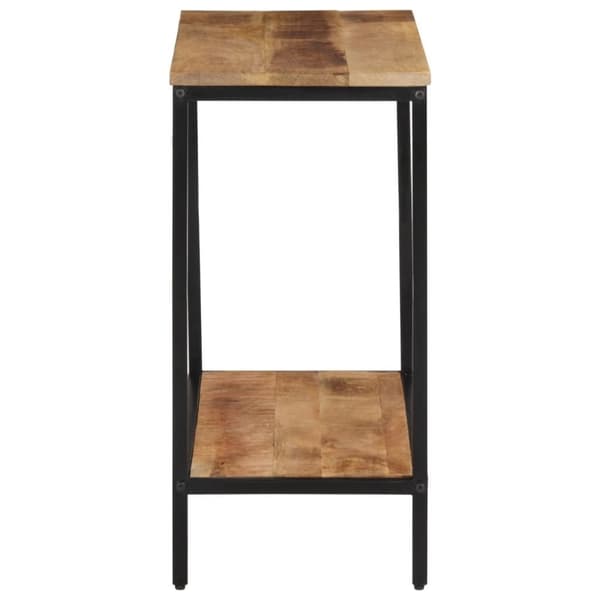 vidaXL Konsollbord 70x35x70 cm grovt heltre mangotre