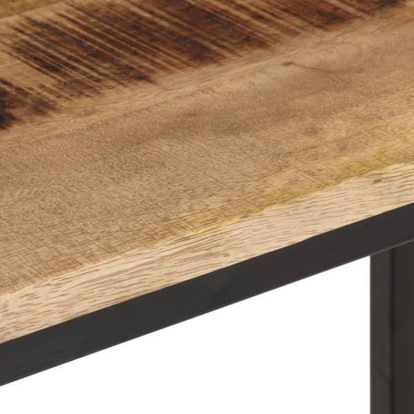 vidaXL Konsollbord 70x35x70 cm grovt heltre mangotre
