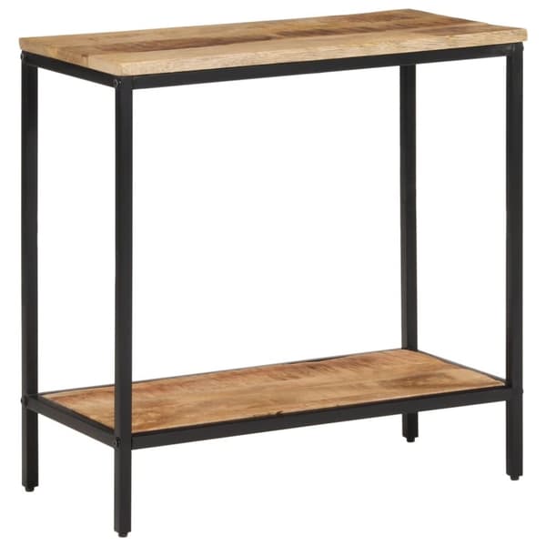 vidaXL Konsollbord 70x35x70 cm grovt heltre mangotre