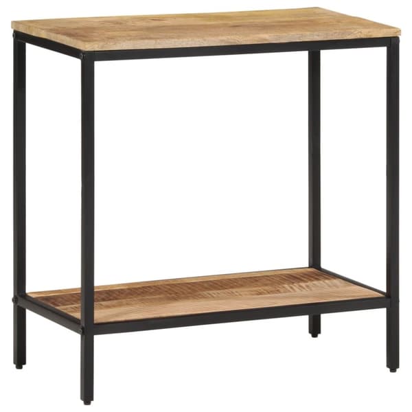 vidaXL Konsollbord 70x35x70 cm grovt heltre mangotre