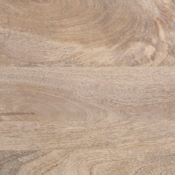 vidaXL Soffbord vit 80x51x40 cm massivt mangoträ