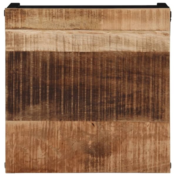 vidaXL sofabord 35x35x30 cm massivt ru mangotræ