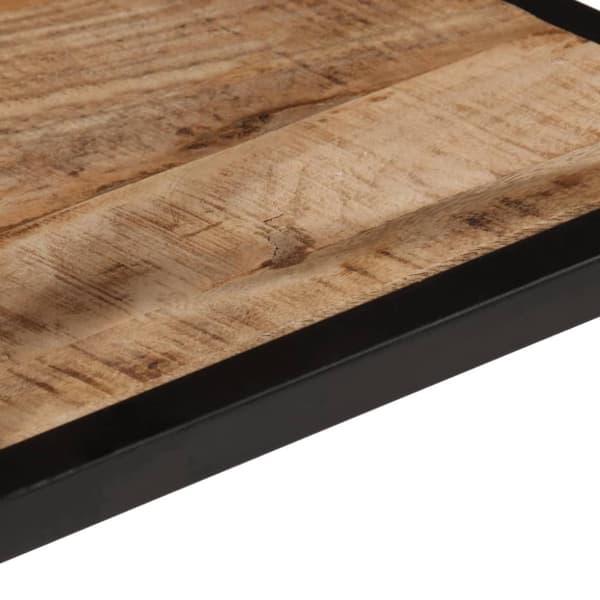 vidaXL sofabord 35x35x30 cm massivt ru mangotræ