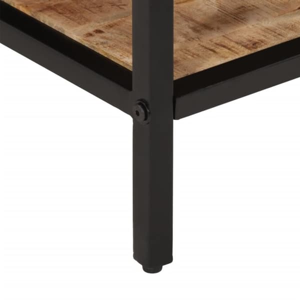 vidaXL sofabord 35x35x30 cm massivt ru mangotræ
