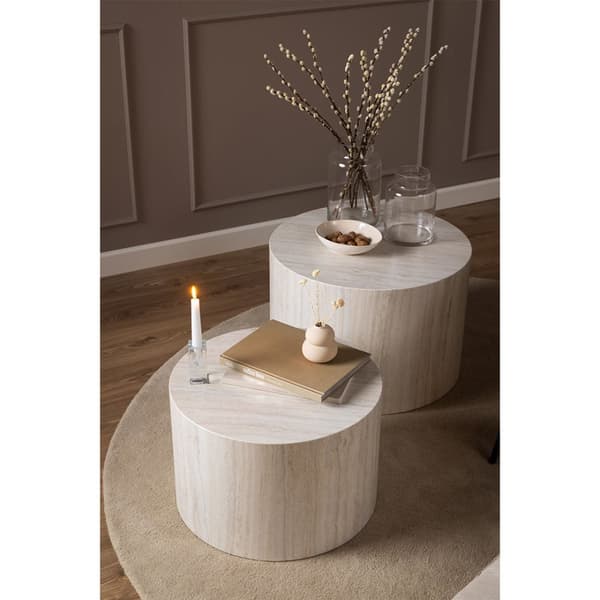 Dice soffbord set beige.