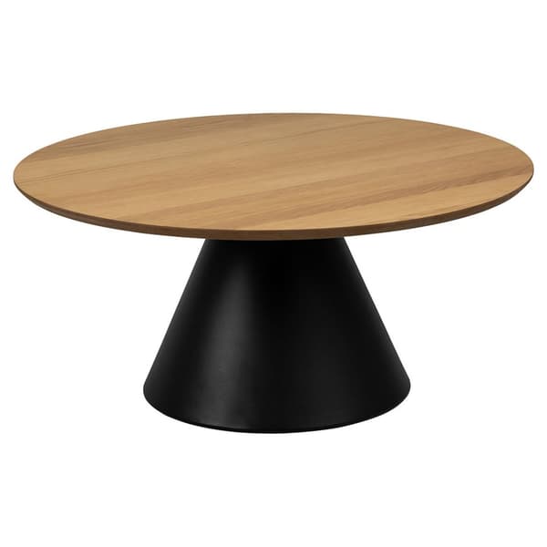 Soli sofabord Ø85cm eik dekor.