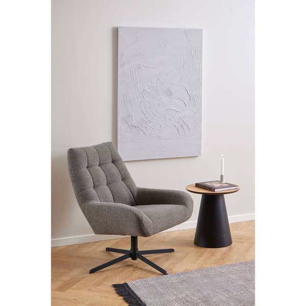 Soli sofabord Ø45cm eik dekor.