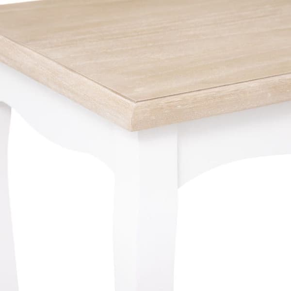 Set med 2 Atmosphera "Chrysta" häckbord - Vit