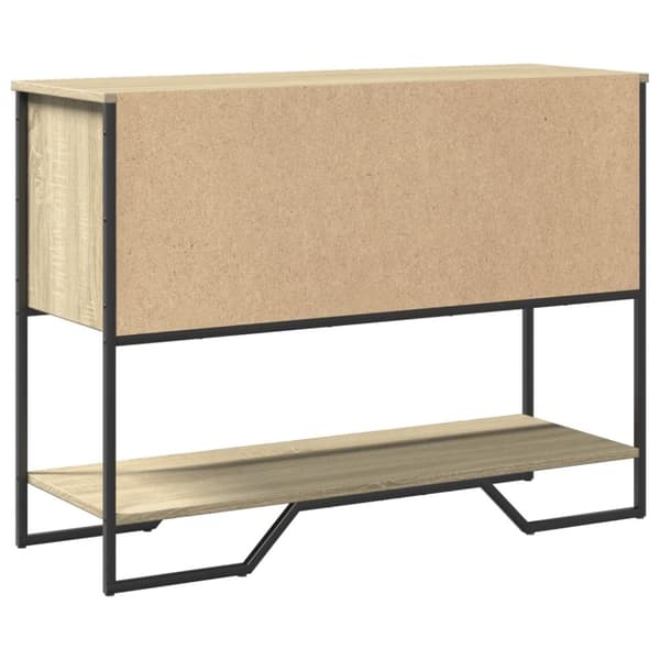 vidaXL konsolbord 100x35x74,5 cm konstrueret træ sonoma-eg